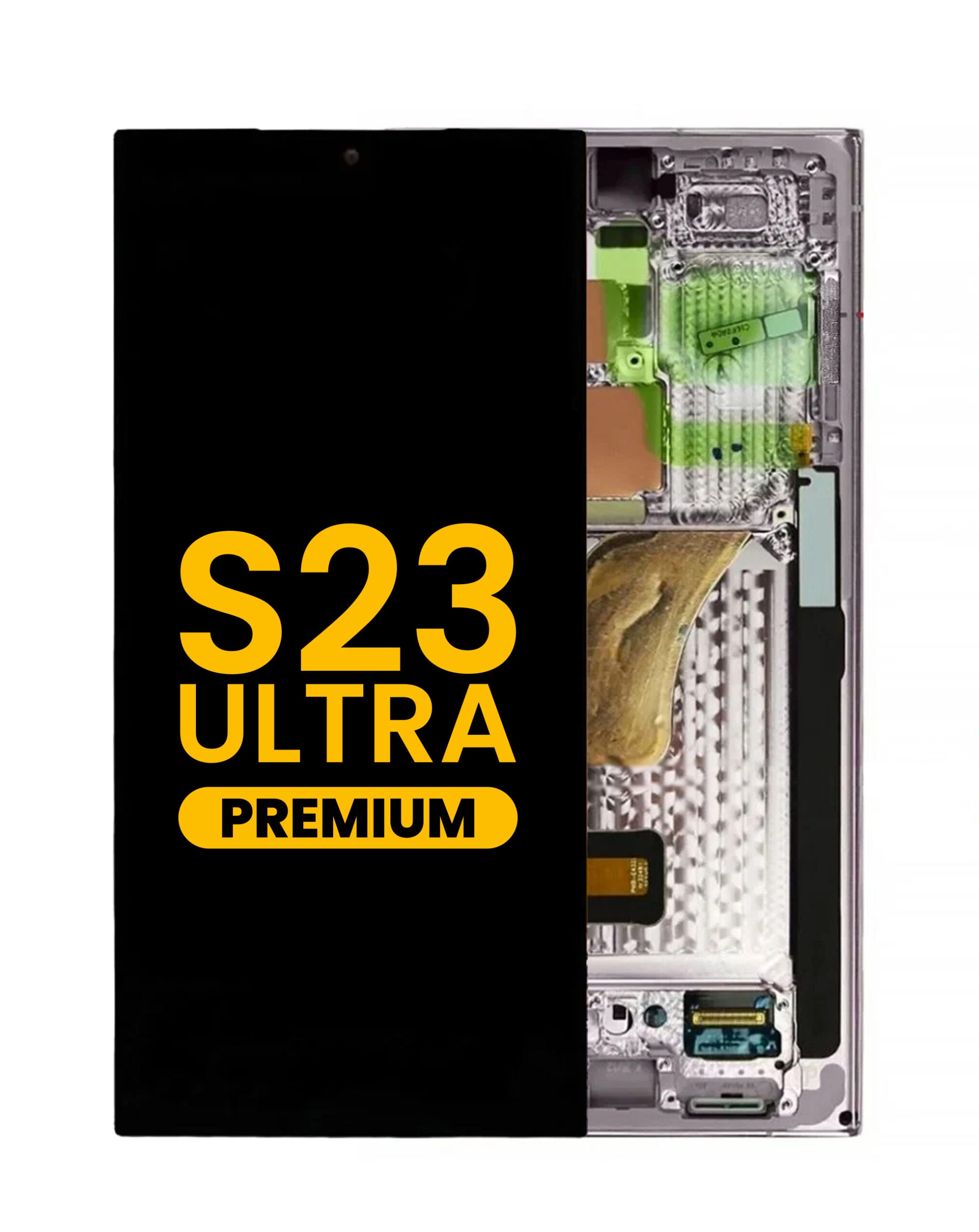 OLED Assembly with Frame for Galaxy S23 Ultra (S918) (LAVENDER) (Premium) image 0