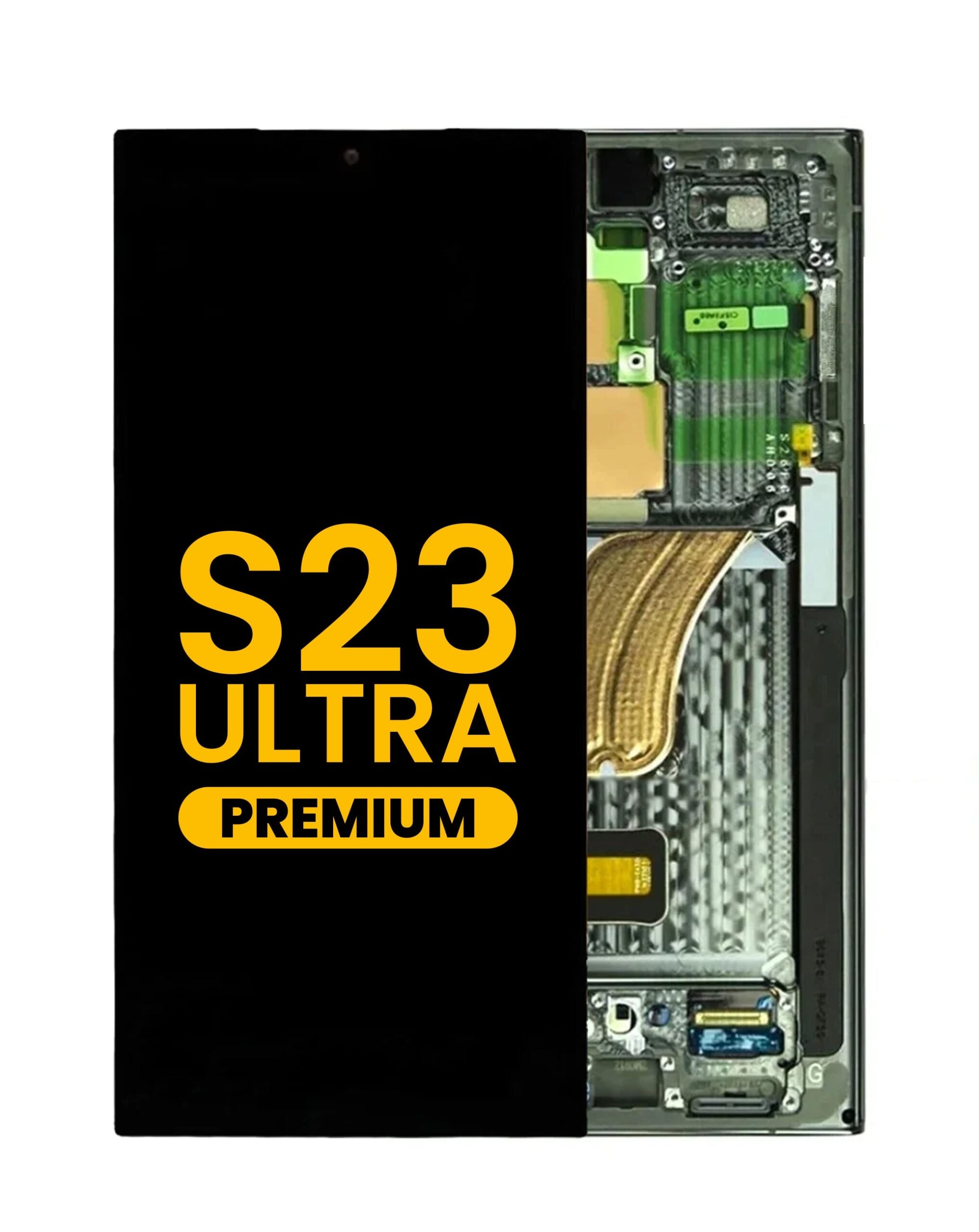 OLED Assembly with Frame for Galaxy S23 Ultra (S918) (GREEN) (Premium) image 0