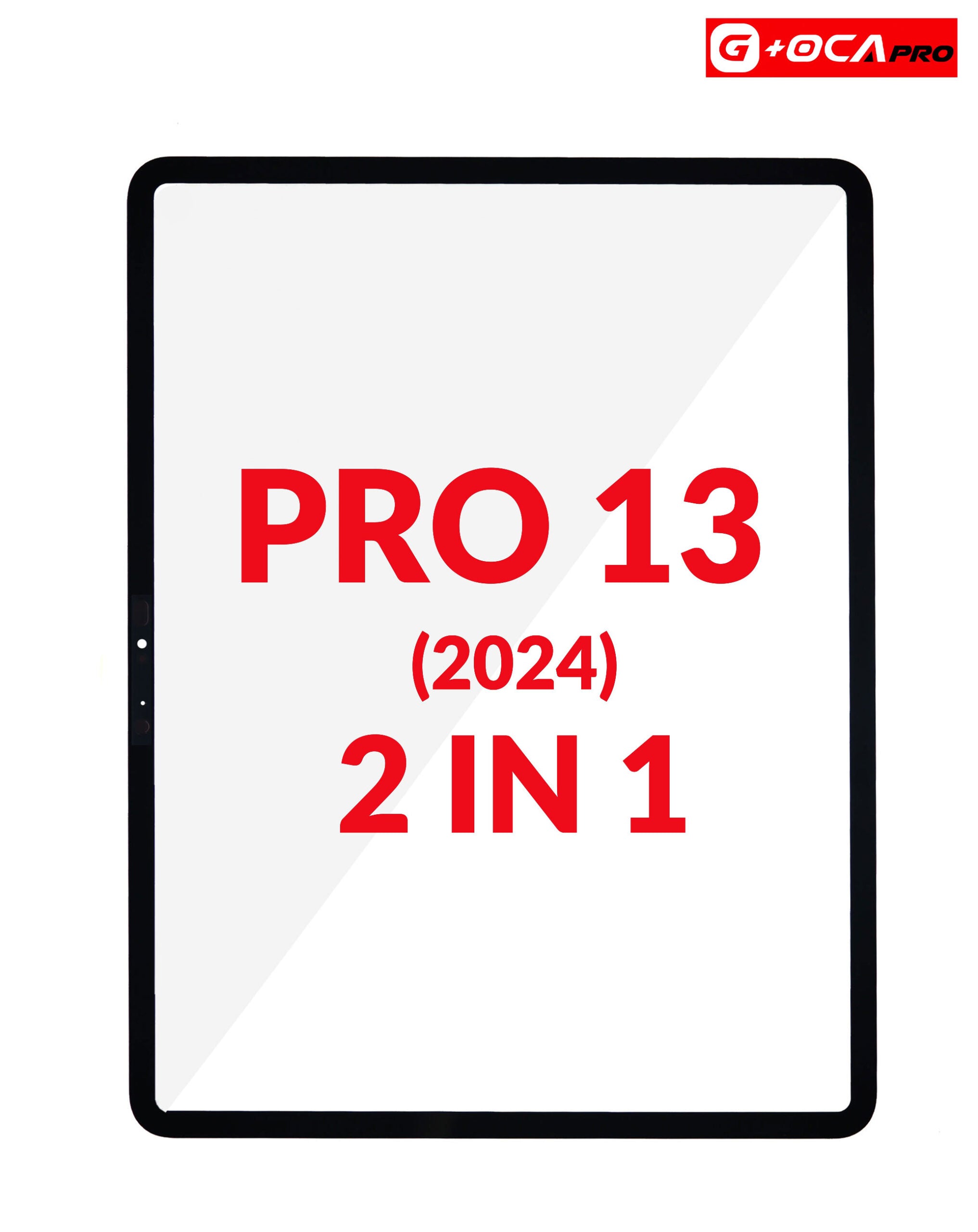 2in1 Front Glass with OCA (Premium) for iPad Pro 13 (2024) (G+ Oca Pro) image 0