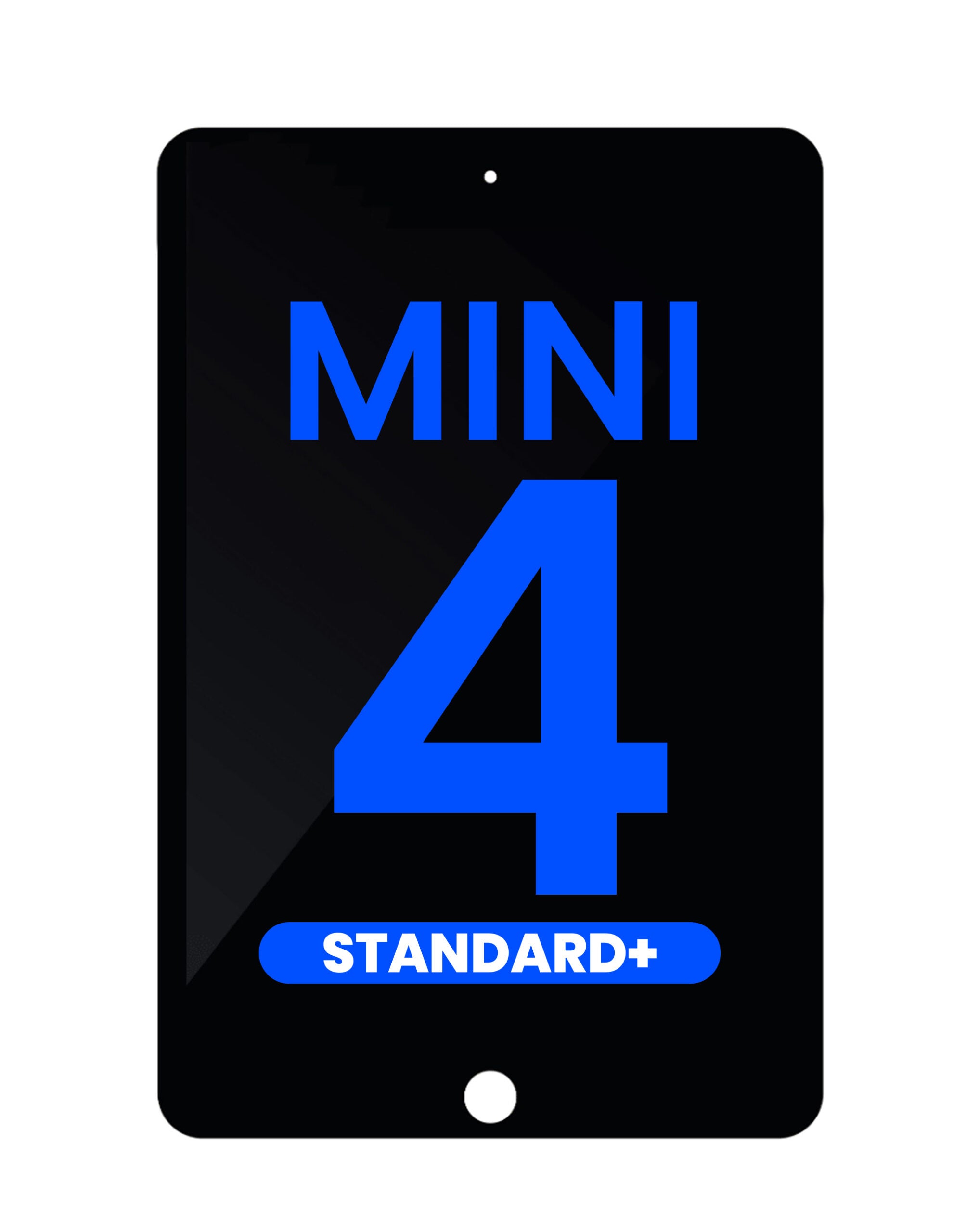 Standard+ iPad Mini 4 LCD Assembly (BLACK) (Sleep / Wake Sensor Flex Pre-Installed) image 0