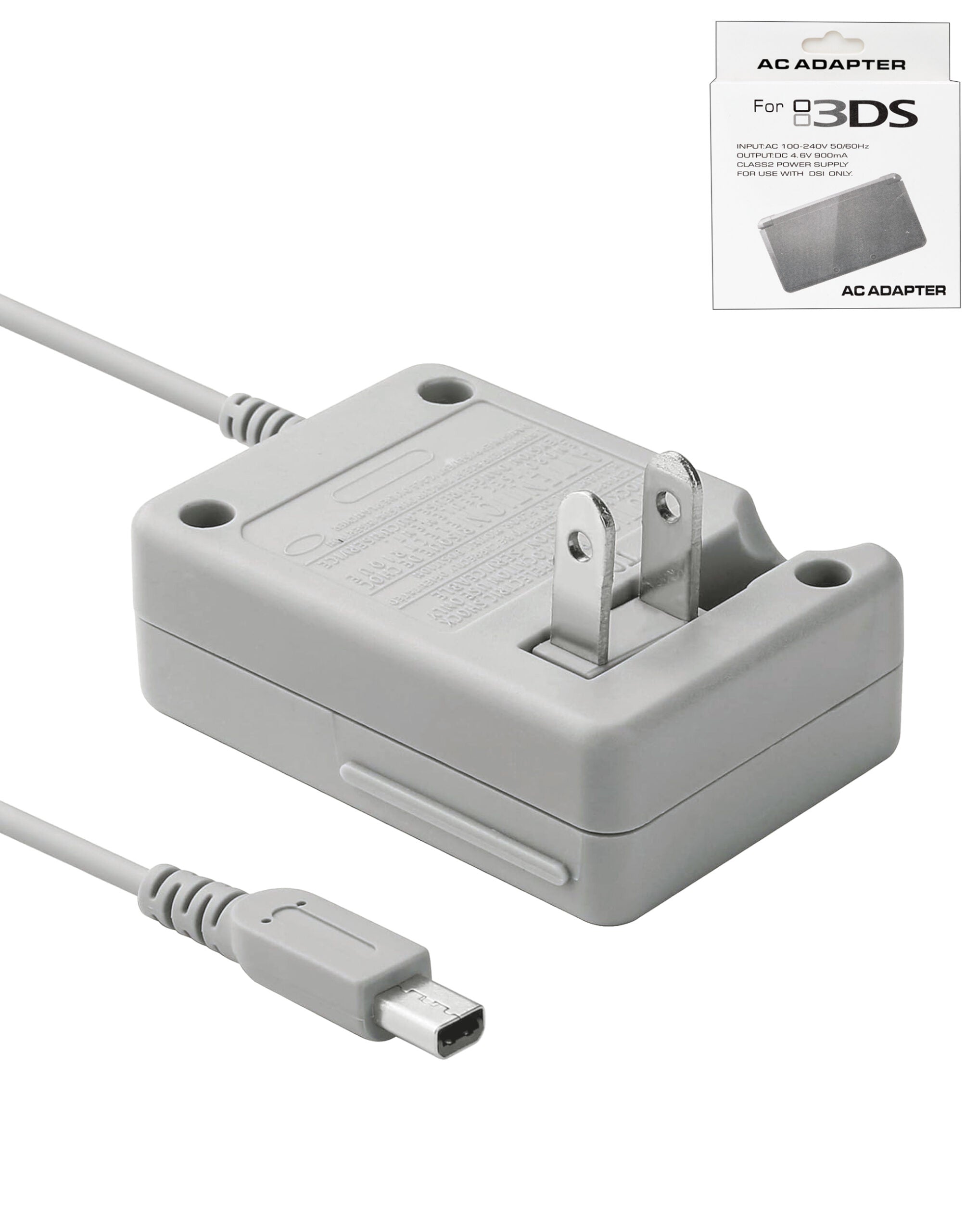 AC Adapter with US Cable for Nintendo New 3DS XL / New 3DS / 3DS XL / 3DS / New 2DS XL / New 2DS / 2DS / DSi XL / Dsi (Only Ground Shipping) image 0