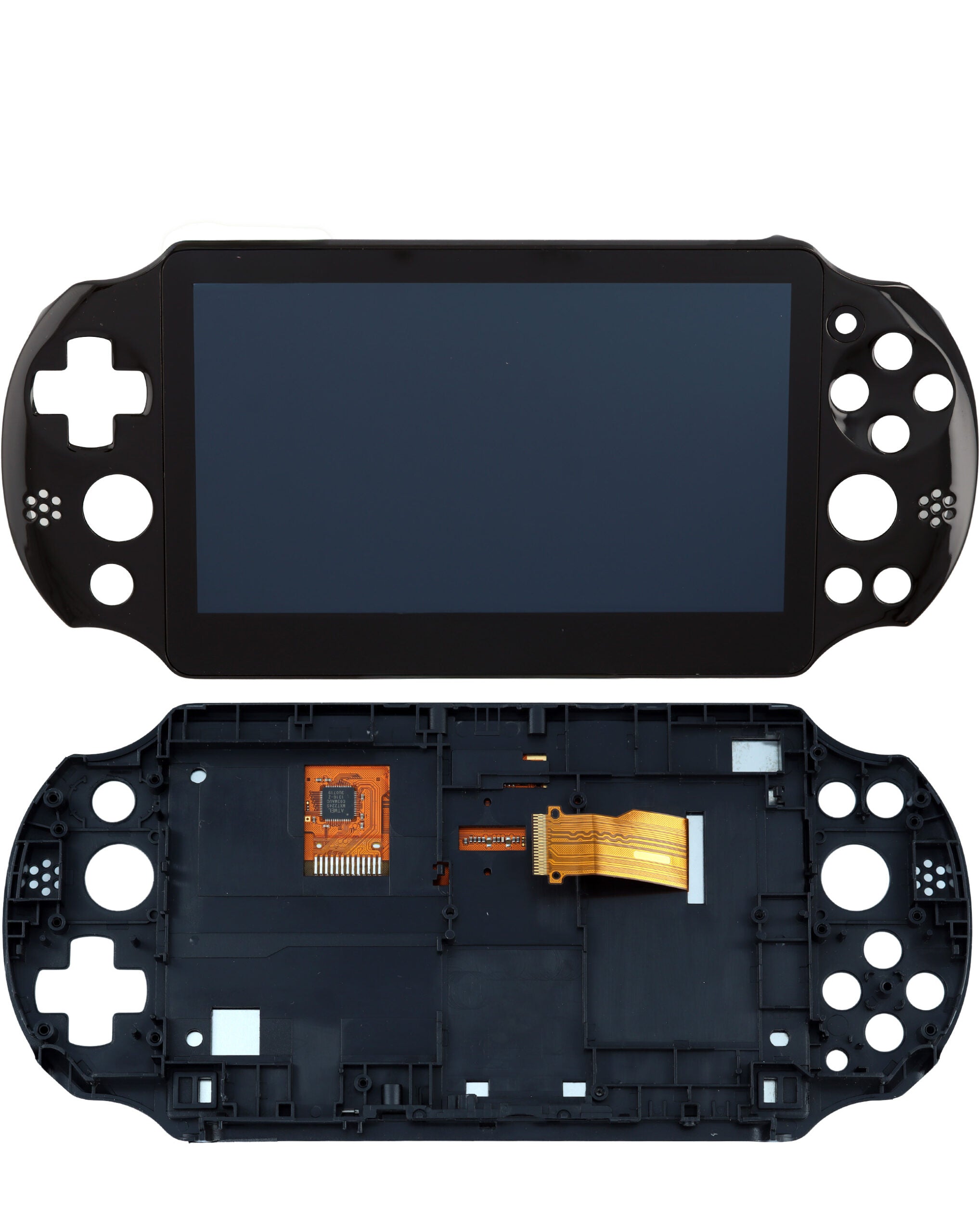 LCD Assembly with Frame for PlayStation Vita 2000 (BLACK) image 0