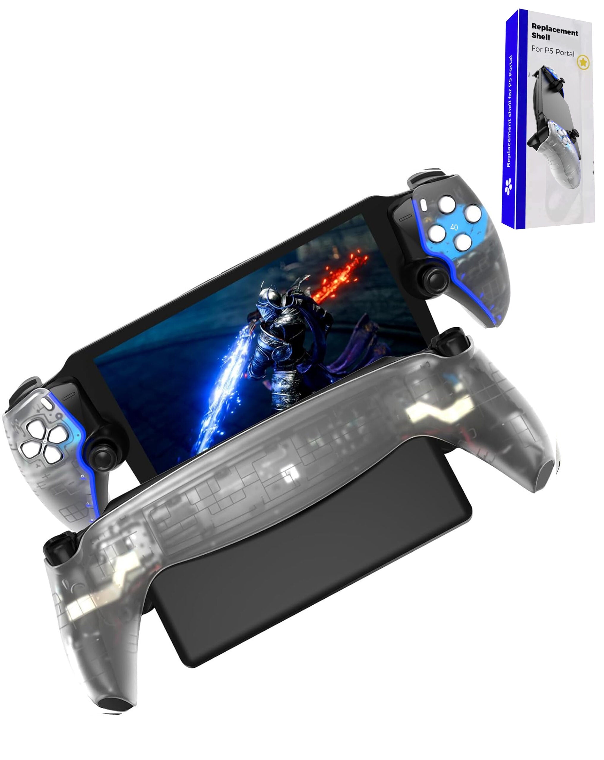Hard Plastic Shell for PlayStation Portal (TRANSPARENT) image 0